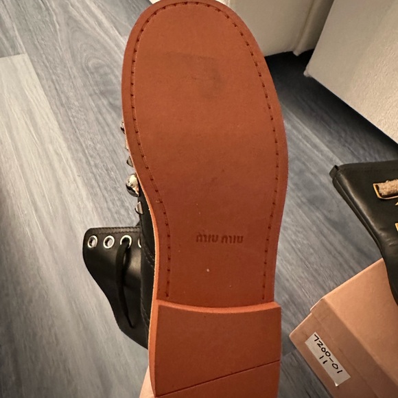 NWT Miu Miu Combat Boots - Picture 3 of 7